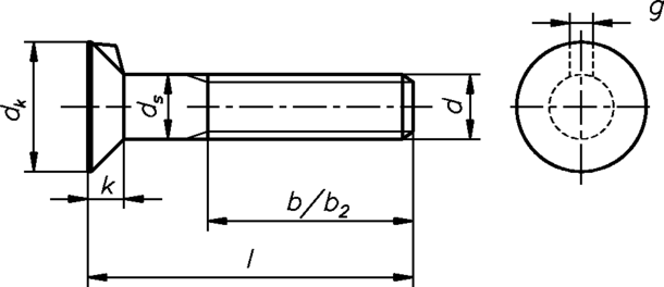 Pulluk civatasi Pulluk civatasi - Cıvata - DIN 604