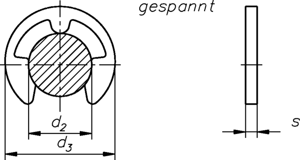 Mil Segmanı - Segman - DIN 6799