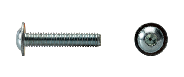 Flange button head screws with inside hexagon - Bolts - ISO 7380-2